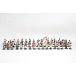 Large Collection of Del Prado cast figures, mostly Napoleonic soldiers to include Piper 71st Glasgow