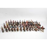 Large Collection of Del Prado cast figures, mostly Napoleonic cavalry to include standard barer