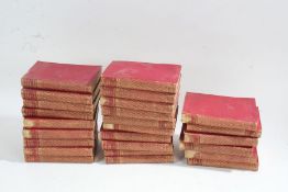 19th Century set of Waverley novels, by Sir W. Scott, twenty five volumes, Edinburgh, Adam and