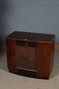 Mid 20th century walnut cased record player, with lift up top, 81cm wide