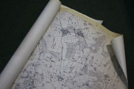 Collection of Ordnance Survey maps of Croydon, Thornton Heath, Wandsworth, Upper Norwood, around the