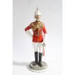 Michael Sutty 1937-2003, limited edition porcelain figure titled "Governors Bodyguard' Madras"