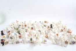 Collection of animal related crested ornaments (qty)