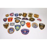 Collection of sleeve patches to the U.S. Port Authority, Maritime & Aviation Police, Harbor