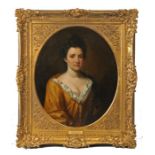 Circle of Nathaniel Hone (English School, circa 1780) Portrait of a Woman oil on canvas 70 x 58cm (