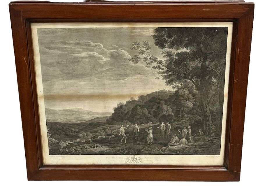 After Claude Lorraine, Engraved by Wilson Lowry/James Watson 'The Landing of Aeneas in Italy', ' - Image 2 of 5