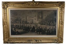 After William Salter (British, 1804-1875) 'The Waterloo Banquet at Apsley House, 1836' engraving