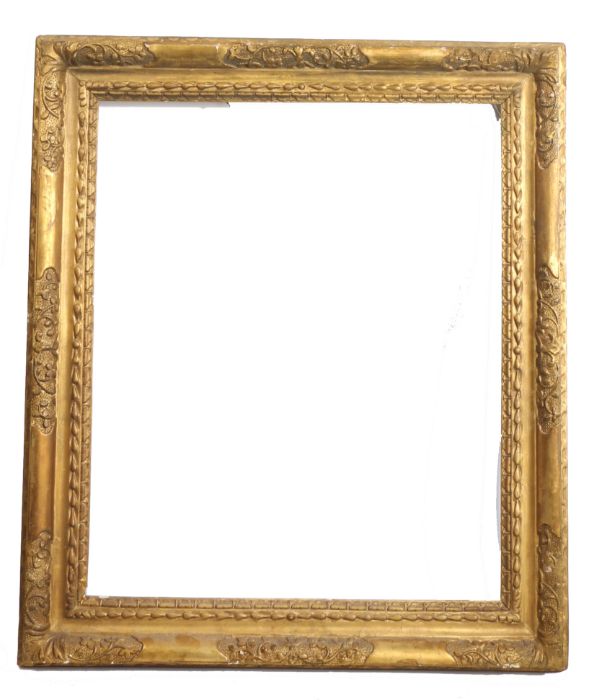 Picture frame, Lely panel, 18th Century English, 29" x 24" (rebate) - Image 2 of 2