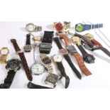 Collection of mostly gentleman's wristwatches (qty)