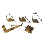 **DO NOT SELL - VENDOR TO COLLECT EMAILED 06/03/23 JA**  A group of four late 18th century brass and