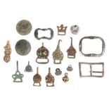 A group of mainly garment fastenings, 16th - 17th century, majority English To include six Tudor (or