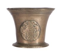 A 17th century bronze mortar, Gloucestershire, attributed to Abraham Rudhall I (fl.1684-1718) With
