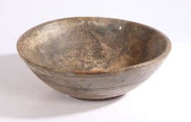 A 'sycamore' bowl Of simple form, 31.5cm diameter Provenance: Doughton Manor, Doughton,