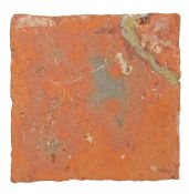 **DO NOT SELL - VENDOR TO COLLECT EMAILED 06/03/23 JA**  A 14th century floor tile, English Of deep,