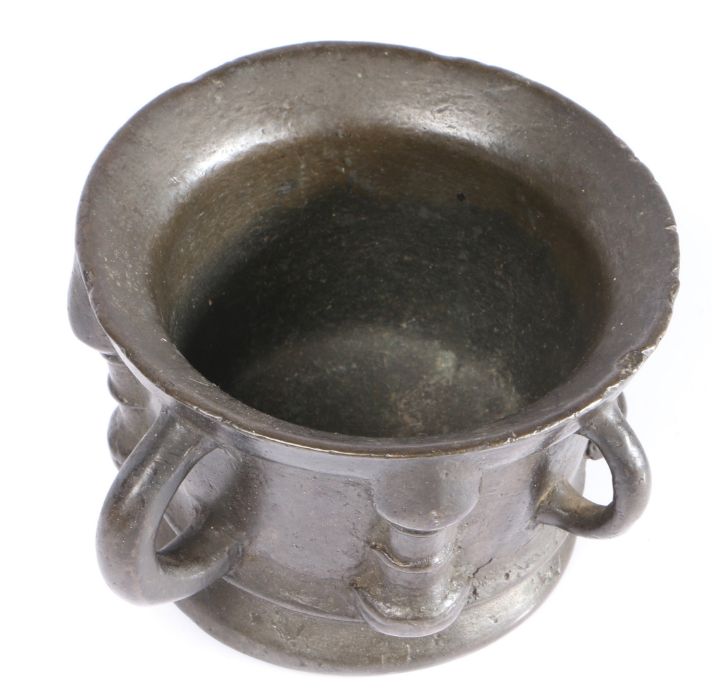 An exceptionally rare 13th-century Gothic bronze mortar, English or possibly Scottish, circa 1250 - Image 3 of 3