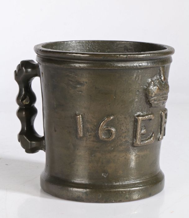 An exceptional and rare Elizabeth I bronze Exchequer-standard measure, of pint capacity, dated - Image 22 of 28