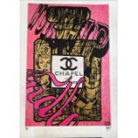 Endless (Contemporary), 'Chapel Pink edition 1', limited edition print hand embellished by Jealous