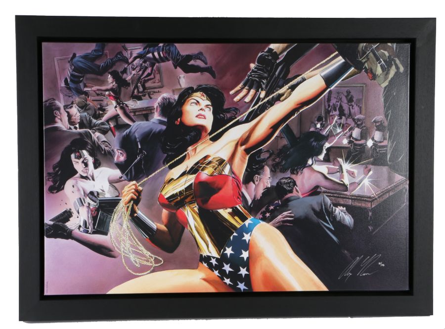 Alex Ross for DC Comics (American, Contemporary) 'Wonder Woman: Defender of Truth' signed and