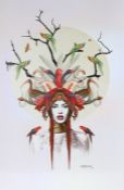 Matt Herring (Contemporary) 'Keeper of the Forest' signed and numbered 86/95 (lower right), mixed