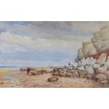 Thomas Lound (British, 1802-1861) 'Hunstanton Beach 1860'
