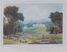 After Elizabeth Blackwell, Engraved by R Havell & Son 'View of Holkham Hall, Norfolk - the Seat of