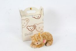 Steiff cat with original box