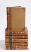 Walter Thornbury "Old And New London" 1st Editions Volumes 1 - 6 published by Cassell Petter &