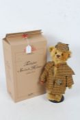 Steiff 'Sherlock Holmes' teddy bear, with original box, 37cm tall