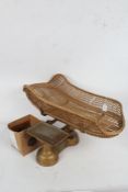 Set of Cromwell House baby scales, by Garrould of London, with weights