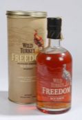 Wild Turkey Freedom Kentucky Straight Bourbon Whiskey. A Blend of Exceptional 7 to 13 Year Old