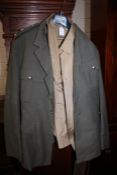 Irish Army number 2 dress uniform jacket, trousers and shirt, badged to a lieutenant