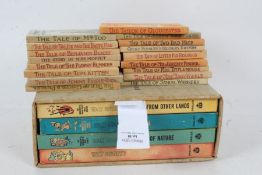 Collection of Beatrix Potter series of books (17), together with The Wonderful World of Walt