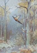 Roland Green (British, 1890-1972) Pheasant Alighting