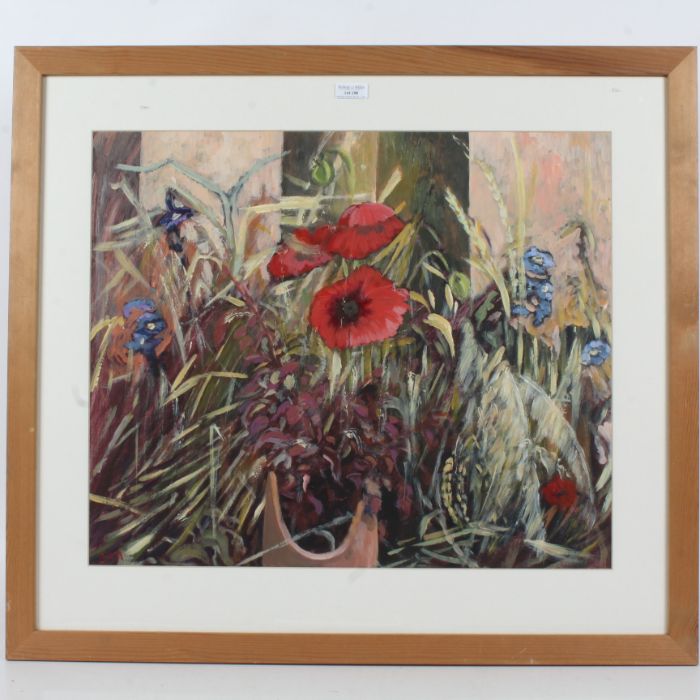 Barbara Mottram (British, 20th Century) Poppies - Image 2 of 2