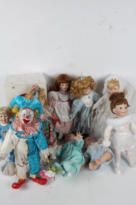 Collection of porcelain dolls, to include The Classique Collection, Kathy Hippensteel etc., (qty)