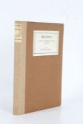 Hillaire Belloc "Belinda A Tale Of Affection In Youth And Age" 1st Edition published by