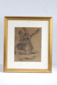 William Brown Macdougall (1868-1936) Windmill, Watercolour Signed lower left 42 x 33cm