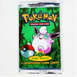 Pokemon Sealed Jungle Booster Pack (Wigglytuff artwork) 20.81g