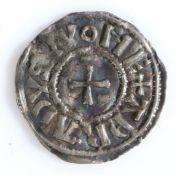 Viking East Anglia c885 - 915, Spink 960. Silver penny of the St Edmund Memorial Series, obv: +