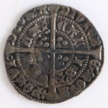 Henry VI First Reign Silver Half Groat of Calais, Spink 1840 Annulet Issue 1422-1430 with annulets