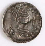 Edward the Confessor silver Penny Pointed helmet issue, Spink 1179 Shaftesbury Mint Obv: +EDPAD[  ]
