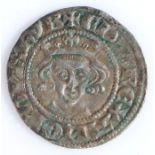 Edward I Silver Long Cross Penny of London Class 1c, Spink 1382 Obv:- ElDWRElXANGLDNShVB Rev:-
