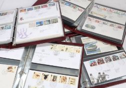 Stamps, GB First Day Covers, in five Royal Mail albums, 1960's-1990's (5)