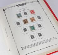 Stamps, USA, mounted and unmounted, housed in an "All American" stamp album