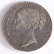Victoria Crown, 1844, Star stops, ex mount to the top edge, (S 3882)