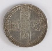 George II Halfcrown, 1745, D. Nono, Lima, IT etched near chin, (S 3695)