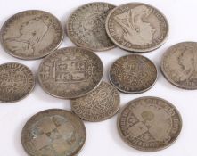 Victoria, a collection of coins to include seven Half Crowns, one Florin and three Shillings, (10)