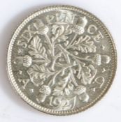 George V Sixpence, 1927