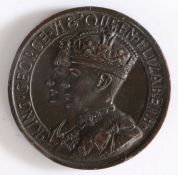 George VI Coronation medal, 1937