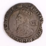 Charles I Shilling, 1633-4 Portcullis